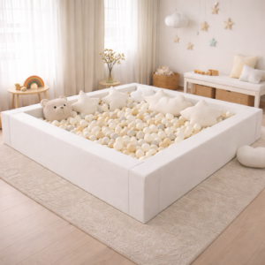 Alquiler piscina de bolas blanca 3 metros Madrid