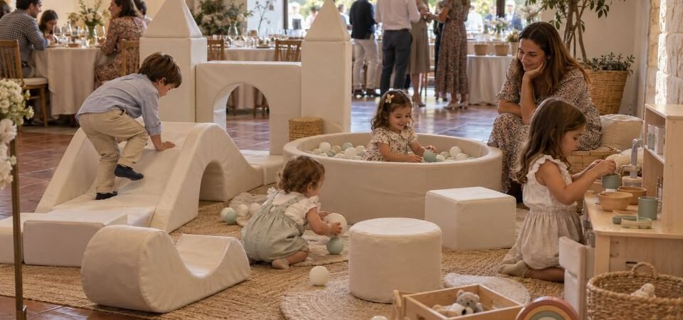 Cómo elegir un rincón infantil para eventos según las edades y el número de niños