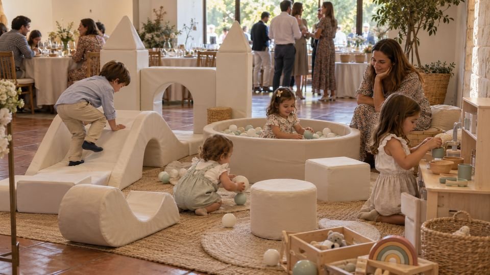 Rincón infantil para eventos